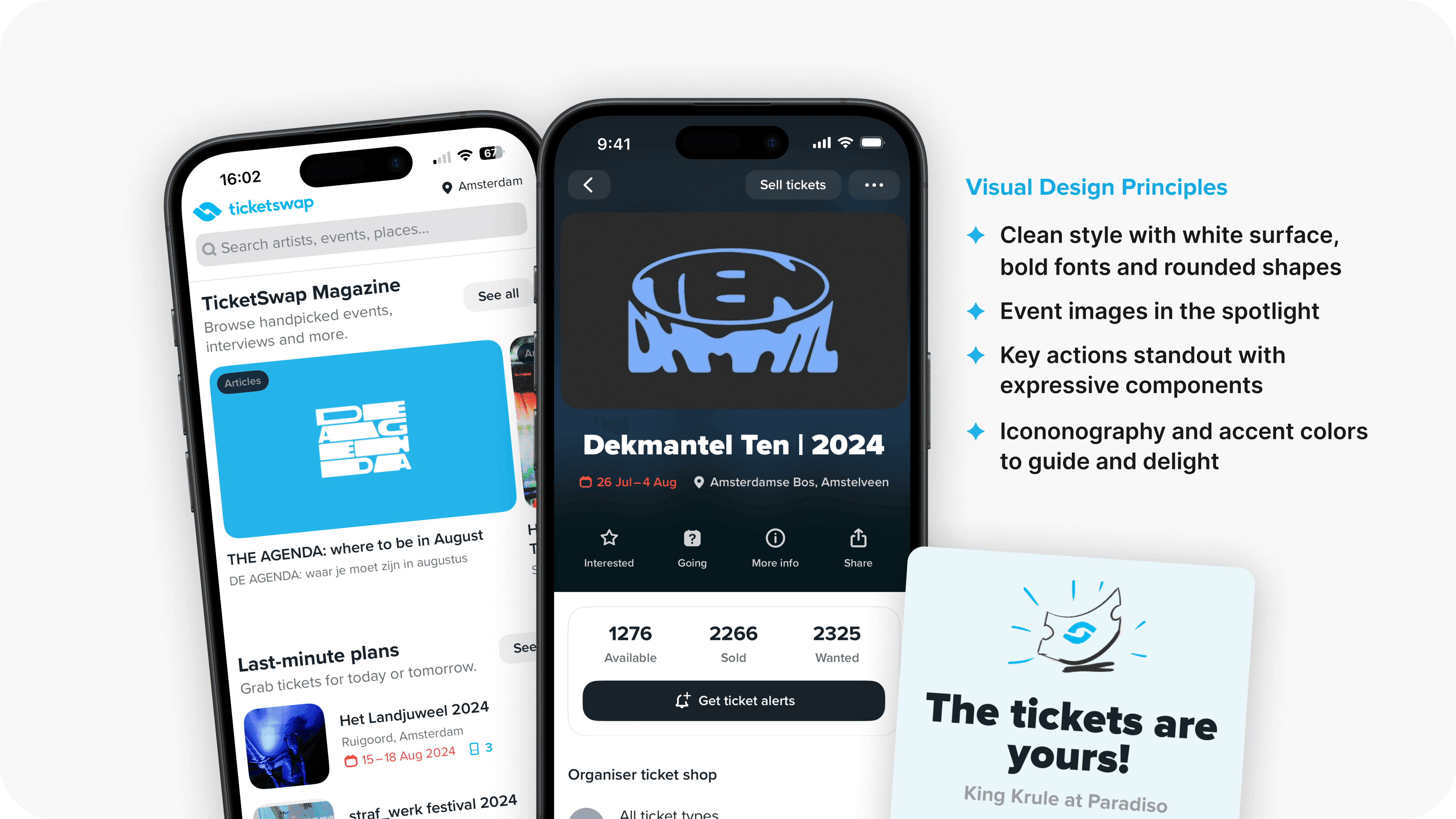 TicketSwap Visual Design